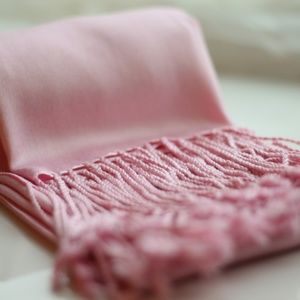 Last Piece ! NWT Baby Pink Pashmina Women's  Scarf
